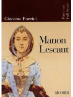 Giacomo Puccini: Manon Lescaut (partitura, noty)
