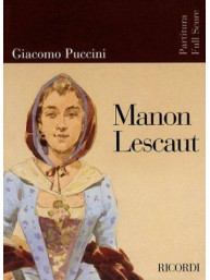 Giacomo Puccini: Manon Lescaut (partitura, noty)