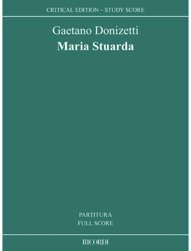 Gaetano Donizetti: Maria Stuarda (noty, studijní partitura)