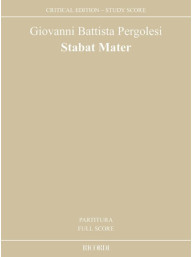 Giovanni Battista Pergolesi: Stabat Mater (noty, studijní partitura)