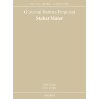 Giovanni Battista Pergolesi: Stabat Mater (studijní partitura, noty)