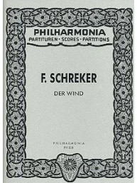 Franz Schreker: Der Wind (noty, studijní partitura)