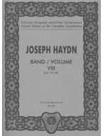 Joseph Haydn: Symphonien Nr. 74-81 Band 8 (noty, studijní partitura)