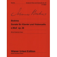 Johannes Brahms: Sonata Op. 38 E Minor (noty na violoncello, klavír)