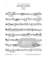 Johannes Brahms: Sonata Op. 38 E Minor (noty na violoncello, klavír) Johannes Brahms: Sonata Op. 38 E Minor (noty na violoncello, klavír)