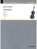 Jean-Marie Leclair: 6 Sonatas Op.12 Book 1 - Sonatas 1-3 (noty pro 2 violy)