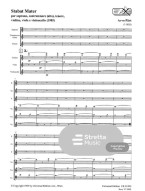 Arvo Pärt: Stabat Mater (noty, studijní partitura)