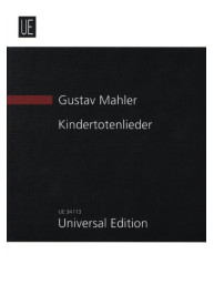 Gustav Mahler: Kindertotenlieder (noty, studijní partitura)