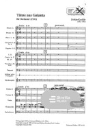 Zoltán Kodály: Dances Of Galanta (noty, studijní partitura)