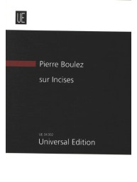 Pierre Boulez: sur Incises (noty, studijní partitura)