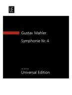 Gustav Mahler: Symphonie Nr. 4 (noty, studijní partitura)