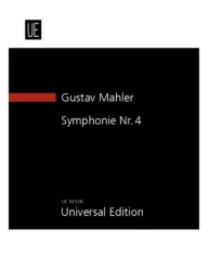 Gustav Mahler: Symphonie Nr. 4 (noty, studijní partitura)