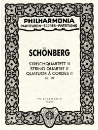 Arnold Schönberg: Stringquartet Nr. 2 (noty, studijní partitura)