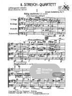Arnold Schönberg: Stringquartet Nr. 2 (noty, studijní partitura)
