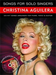 Songs For Solo Singers: Christina Aguilera (noty, akordy, texty, klavír, kytara, zpěv) (+audio)