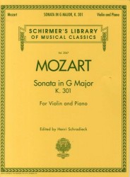 W.A. Mozart: Sonata In G For Violin and Piano K.301 (noty, housle, klavír)