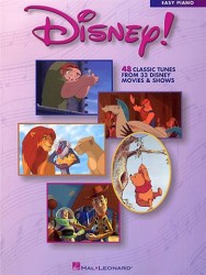 Disney! Easy Piano (noty, sólo klavír, akordy, vokál & kytara, akordy)