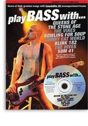 Play Bass With... Queens Of The Stone Age, The Vines, Bowling For Soup, Jimmy Eat World, Blink 182, The Hives & Sum 41 (noty, tabulatury, baskytara) (+audio)