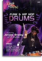 Jerome Brailey (Parliament Funkadelic): Funk & Hip Hop Drums (video škola hry na bicí)