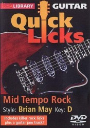 Lick Library: Quick Licks For Guitar Brian May (Queen) Mid Tempo Rock (video škola hry na kytaru)