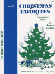Bastien Piano Library: Christmas Favourites Level 2 (noty na klavír, zpěv, akordy na kytaru)