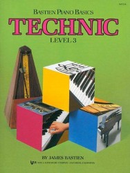 Bastien Piano Basics: Technic Level 3 (noty na sólo klavír)