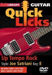 Lick Library: Quick Licks - Joe Satriani Up-Tempo Rock (video škola hry na kytaru)
