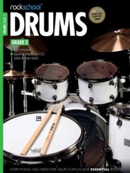 Rockschool Drums - Grade 2 (2012-2018) (noty na bicí) (+audio)