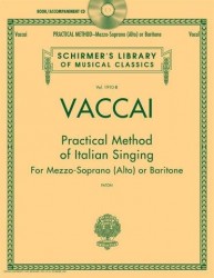 Practical Method Of Italian Singing: For Mezzo-Soprano (Alto) Or Baritone (noty na zpěv) (+audio)