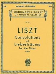 Franz Liszt: Consolations And Liebestraume (noty na sólo klavír)