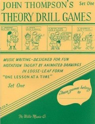John Thompson's Theory Drill Games - Set One (noty na sólo klavír)