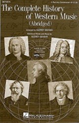 The Complete History Of Western Music (Abridged) - 2-Part (noty pro dvojhlasý sborový zpěv, klavír) - SADA 5 ks