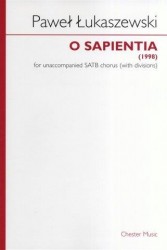 Paweł Łukaszewski: O Sapientia (noty na sborový zpěv SATB)