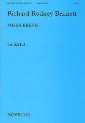 Richard Rodney Bennett: Missa Brevis (noty na sborový zpěv SATB)