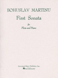 Bohuslav Martinů: First Sonata For Flute And Piano (noty na příčnou flétnu, klavír)