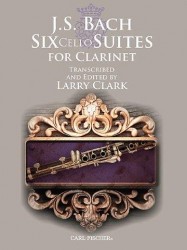 J. S. Bach: Six Cello Suites For Clarinet (Arr. Larry Clark) (noty na klarinet)