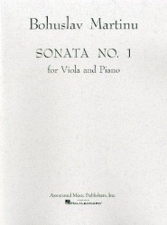 Bohuslav Martinů: Sonata No. 1 (Viola/Piano) (noty na violu, klavír)
