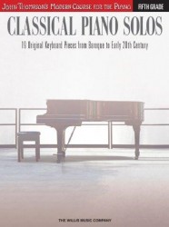 John Thompson's Modern Course: Classical Piano Solos - Grade 5 (noty na sólo klavír)