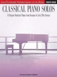 John Thompson's Modern Course: Classical Piano Solos - Grade 4 (noty na sólo klavír)