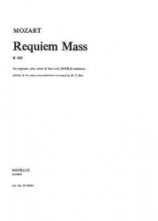 W.A. Mozart: Requiem K.626 - SATB (noty na sborový zpěv, klavír)