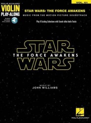 Violin Play-Along 61: Star Wars - The Force Awakens (noty na housle) (+audio)