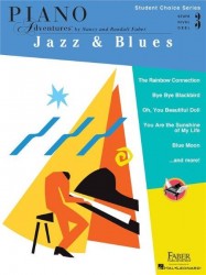 Faber Piano Adventures - Student Choice Series: Jazz & Blues Level 3 (noty na sólo klavír)