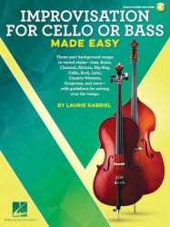 Laurie Gabriel: Improvisation For Cello Or Bass  Made Easy (noty na violoncello, kontrabas) (+audio)