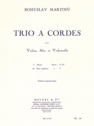 Bohuslav Martinů: Trio Á Cordes No.1 H136 (noty na smyčce)