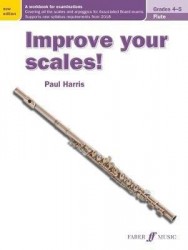 Paul Harris: Improve your scales! Flute Grades 4-5 (noty na příčnou flétnu)