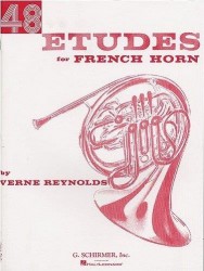 Verne Reynolds: 48 Etudes For French Horn (noty na lesní roh)
