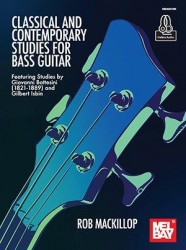 Classical And Contemporary Studies For Bass Guitar (noty, tabulatury na baskytaru)(+audio)