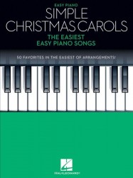 Simple Christmas Carols: The Easiest Easy Piano Songs (noty na snadný sólo klavír)