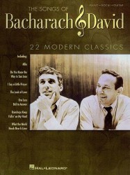 The Songs of Burt Bacharach & Hal David (noty na klavír, zpěv, akordy na kytaru)