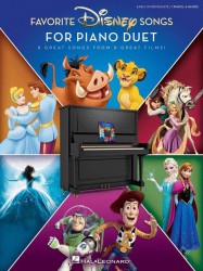 Favorite Disney Songs for Piano Duet (noty na čtyřruční klavír)